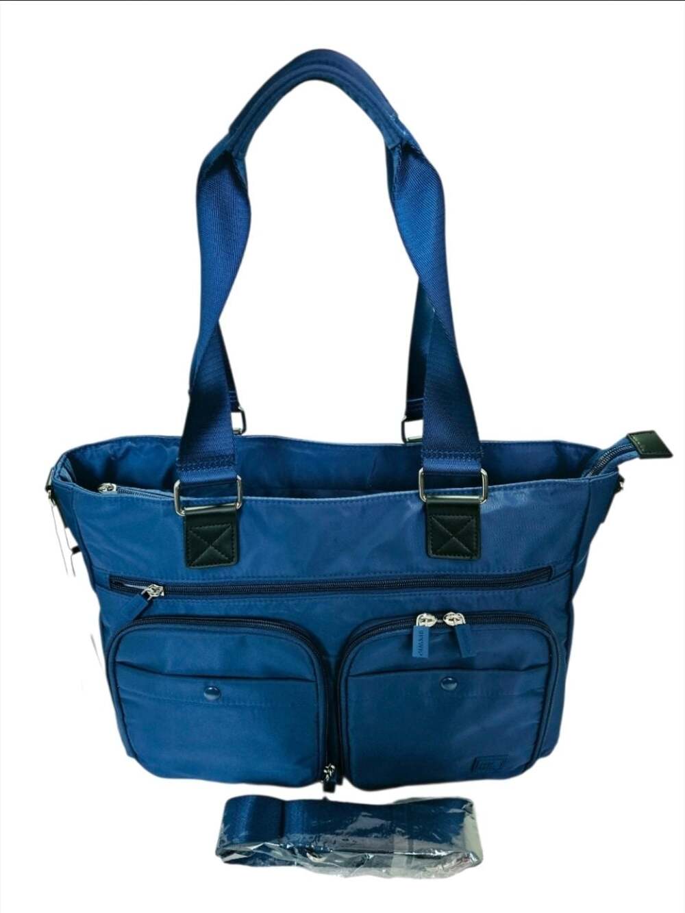 IHKWIP Cargo Catchall Tote with Two Crossbody Straps in French Navy